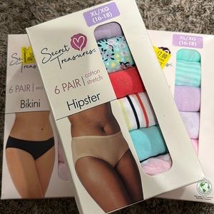18 pairs of NEW women’s panties .